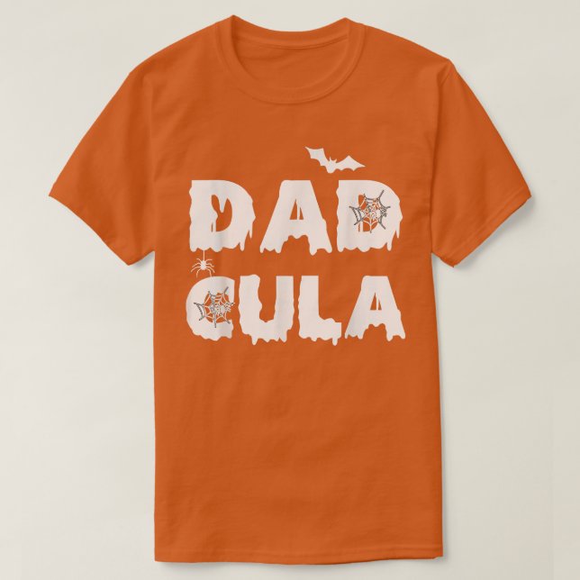 Camiseta Divertido Dadcula Halloween Papá Costume Momster M (Diseño del anverso)