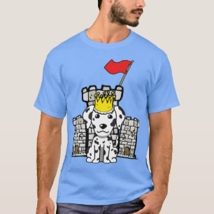 Camiseta Divertido Dalmatiano Es El Rey Del Castillo