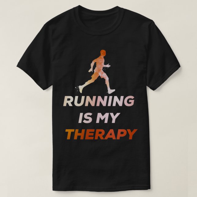 Camiseta Divertido de eslogan deportivo para correr 1 (Diseño del anverso)