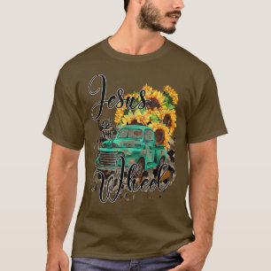 Camiseta Divertido De Girasol Jesús Toma El Recuento De Vin