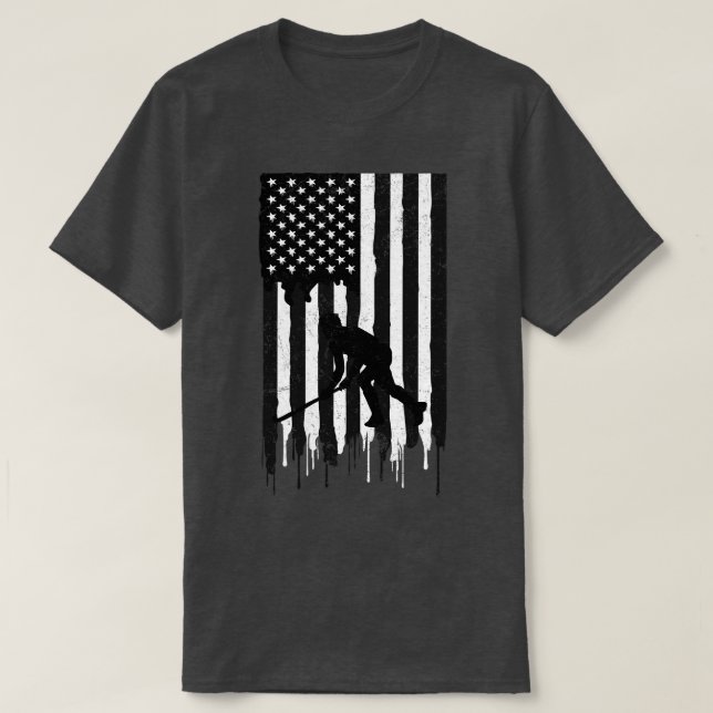 Camiseta divertido de hockey (Diseño del anverso)