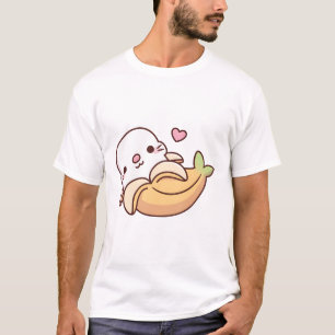 Camiseta Divertido de la foca bananera