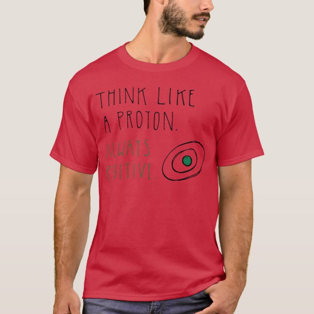 Camiseta divertido de protones (Anverso)