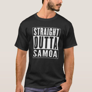 Camiseta Divertido de Vintage de Samoa directa