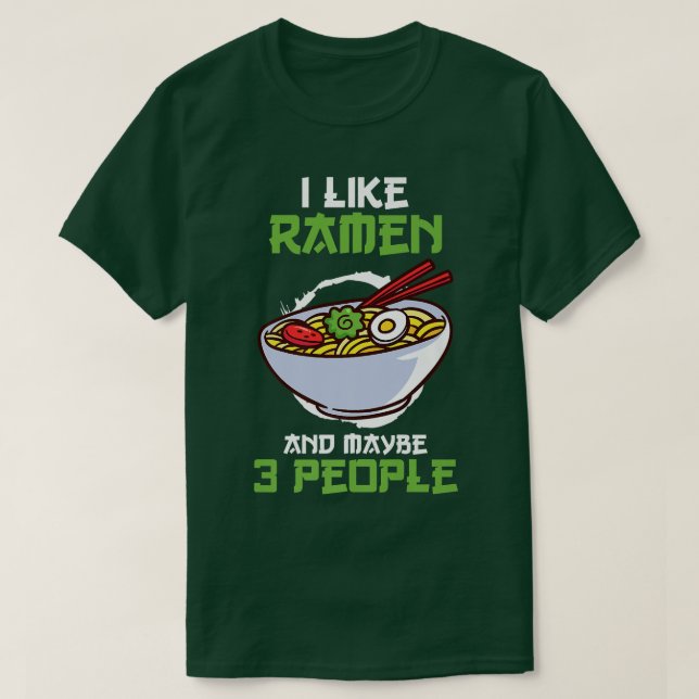 Camiseta Divertido decir comida japonesa Ramen 91 (Diseño del anverso)