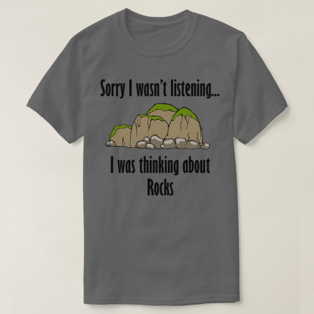 Camiseta Divertido decir Rocas Naturales Rockear Ciencia (Diseño del anverso)