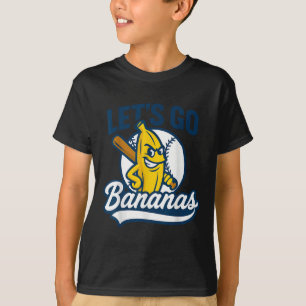 Camiseta Divertido dejemos que los plátanos corten la prohi