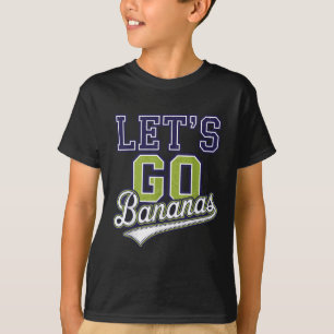 Camiseta Divertido dejemos que los plátanos corten la prohi