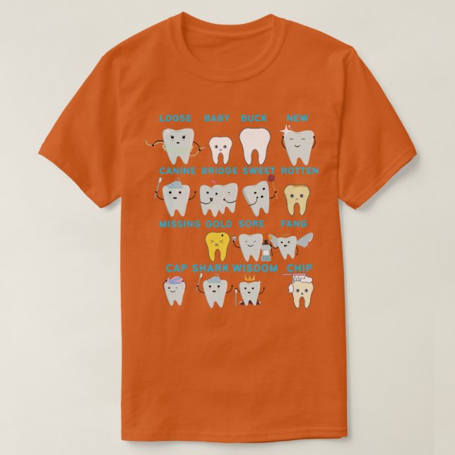 Camiseta Divertido Dentista Diferente Testigo Clásico (Diseño del anverso)