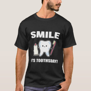 Camiseta Divertido dentista higienista oral