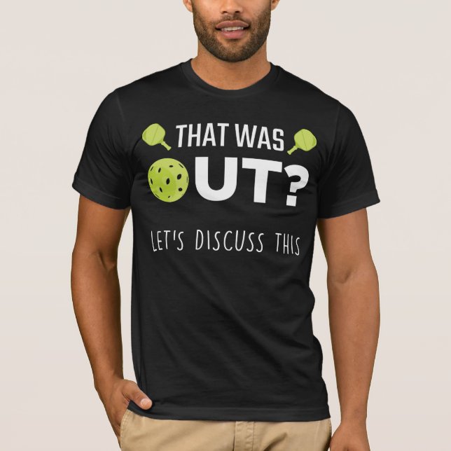 Camiseta Divertido deportista de Chiste Racquet (Anverso)