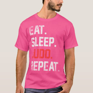 Camiseta Divertido deportista judoista come judo dormido