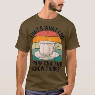 Camiseta Divertido Desi Tea paquistaní indio Chai Lover M
