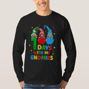 Camiseta Divertido día 100 con mis genomas Gnome Teacher St