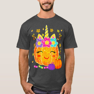 Camiseta Divertido Día de Acción de Gracias de Calabaza de 