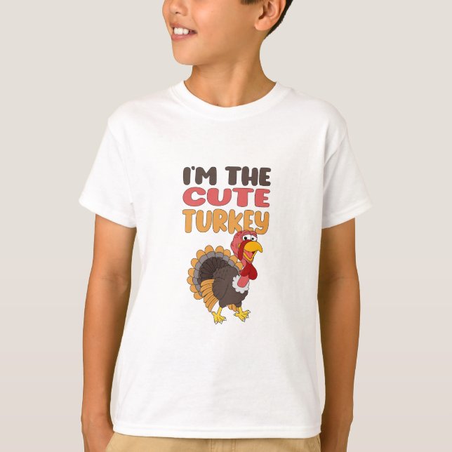 Camiseta Divertido Día de Acción de Gracias para una famili (Anverso)