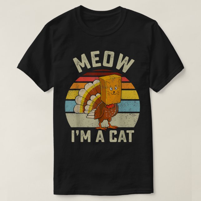 Camiseta Divertido Día de Acción de Gracias Turquía Falsa G (Diseño del anverso)
