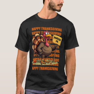 Camiseta Divertido Día de Acción de Gracias Turquía indulto