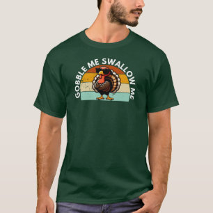 Camiseta Divertido Día de Acción de Gracias Turquía me devo