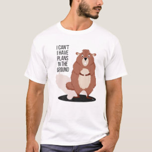 Camiseta Divertido Día De La Perra, Tengo Planes En La Huel