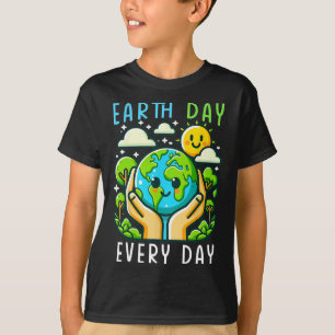 Camiseta Divertido Día de la Tierra Salve el planeta lindo