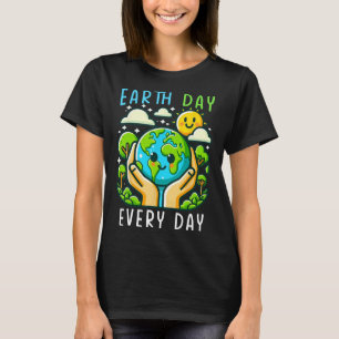 Camiseta Divertido Día de la Tierra Salve el planeta lindo