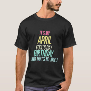 Camiseta Divertido Día de los Inocentes en abril tira menti