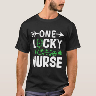 Camiseta Divertido Día de San Patricio de una enfermera afo