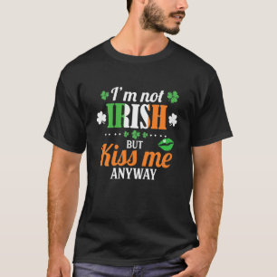 Camiseta Divertido Día de San Patricio No soy irlandés, per