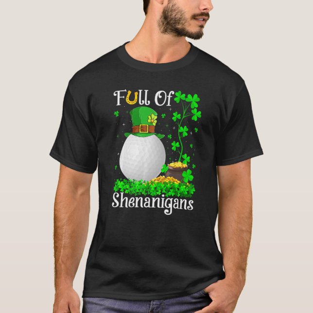 Camiseta Divertido Día De Shenanigans Golf St Patrick S (Anverso)