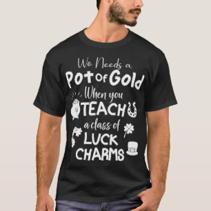 Camiseta Divertido día de St.PAtricks, un profesor afortuna