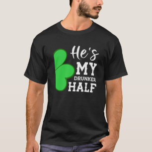Camiseta Divertido Día de Sta Patrocinadores Pareja Shamroc