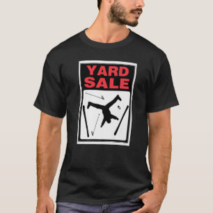 Camiseta Divertido Día Del Esquí De Yard Sale Esquiador Y G