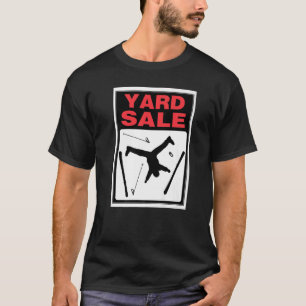 Camiseta Divertido Día Del Esquí De Yard Sale Esquiador Y G