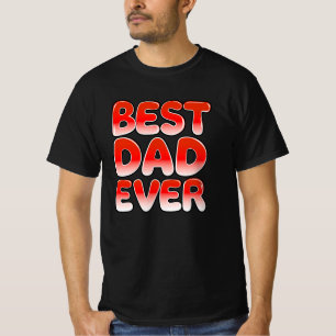 Camiseta DIVERTIDO Día del Padre MEJOR PAPÁ QUE HAYA