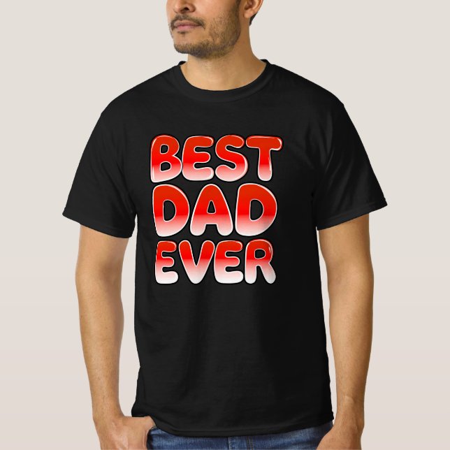 Camiseta DIVERTIDO Día del Padre MEJOR PAPÁ QUE HAYA (Anverso)