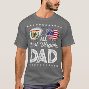 Camiseta Divertido Día del Padre West Virginia 4 de Julio U