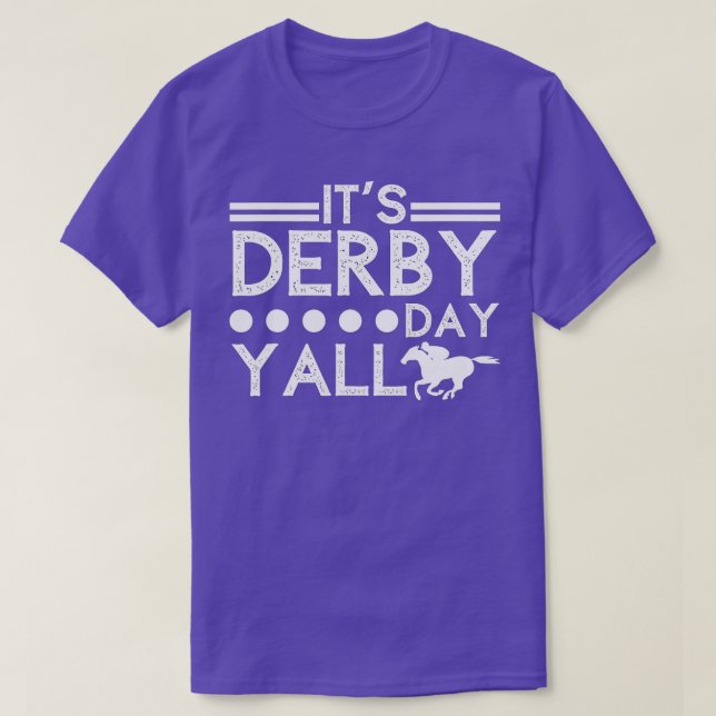 Camiseta Divertido Día Derby 2023 Carreras de caballos su D (Diseño del anverso)