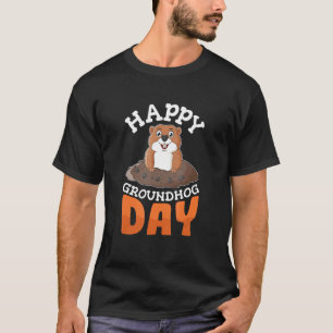 Camiseta Divertido Día Feliz de la Marmota 2022