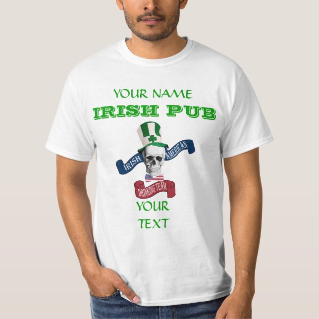 Camiseta Divertido Día irlandés de San Pat (Anverso)