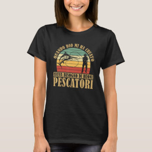 Camiseta Divertido Dice Pescador Y Pesca Un Buen Pescador