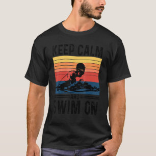 Camiseta Divertido Dice Que Vintage Mantenga La Tranquilida