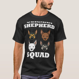Camiseta Divertido dicho de perro escuadrón pastor alemán