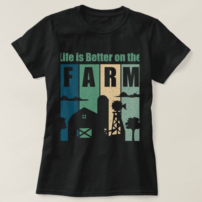Camiseta Divertido dicho granjero agricultor (Diseño del anverso)