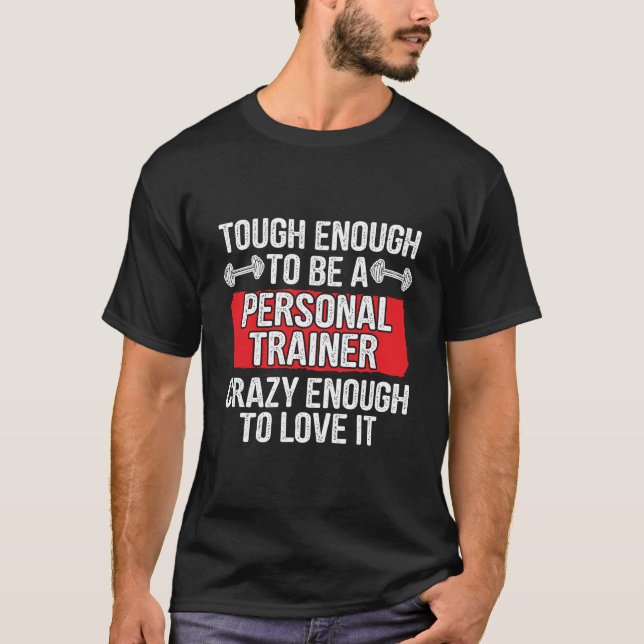 Camiseta Divertido Diciendo Para Entrenador Personal De Fit (Anverso)