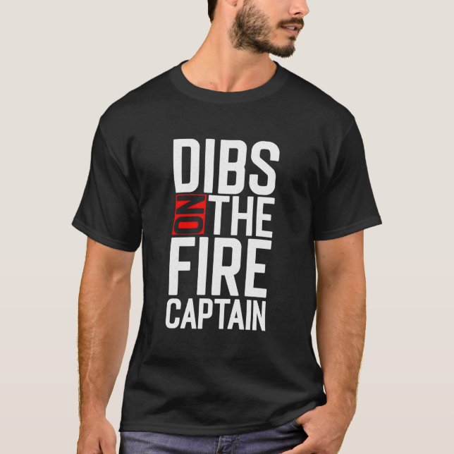 Camiseta Divertido Diciendo Que El Capitán De Bomberos Jefe (Anverso)