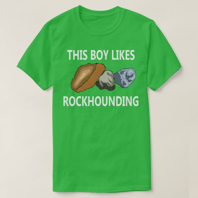 Camiseta Divertido diciendo que Rockhounder Hobby Mineralog (Diseño del anverso)