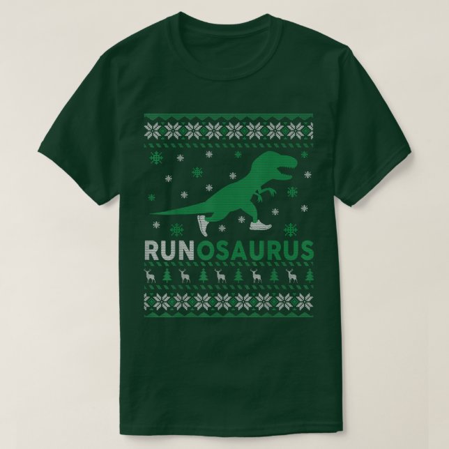 Camiseta Divertido Dinosaurio Feo Navidades Sweet For Women (Diseño del anverso)