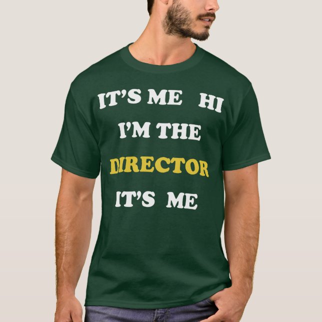 Camiseta Divertido director de cine cineasta regalo geek ci (Anverso)