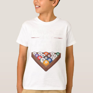 Camiseta Divertido diseño de billares para hombres